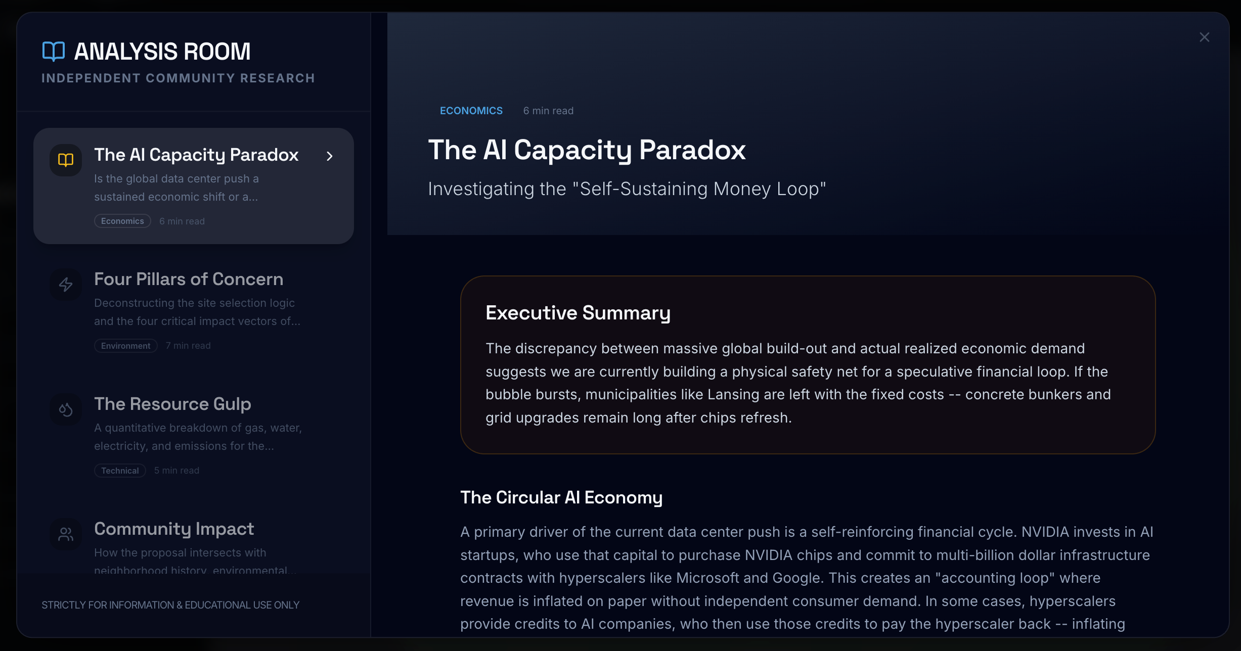 AI Capacity Paradox report